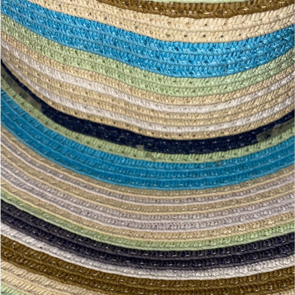 Multicolor floppy straw hat - Picture 2 of 5